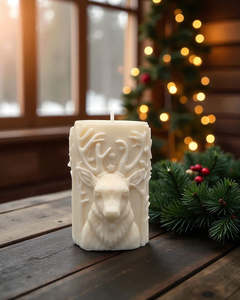 Yuletide Reindeer Candle