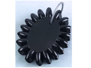 Nail Art: 10pcs False Nail Art Tips With Ring Wheel Shape