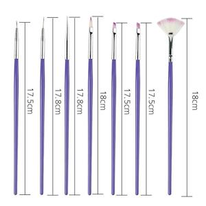 Nail Art Brush Set 7pcs