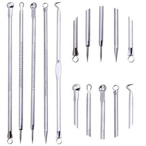 Wax Blackhead Clean: 5pcs Acne Blackhead Remover Pimple Comedone Extractor Kit