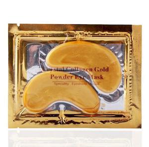 Eyelashes Patching: 5 Pack Gold Crystal Collagen Eye Mask