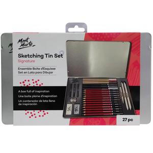 Paint Set: Sketching Tin Set 27pcs10.10 - Mont Marte