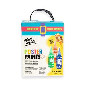 Gift Ideas: Poster Paint Set 6pc X 60ml - Mont Marte