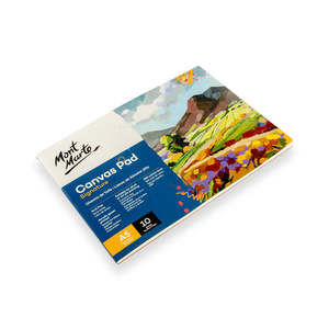 Canvas: Canvas Pad 10 Signature Sheet A5 (5.8 X 8.3in) - Mont Marte