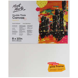 Canvas: Double Thick Canvas Signature 20.3 X 25.4cm (8 X 10in) - Mont Marte