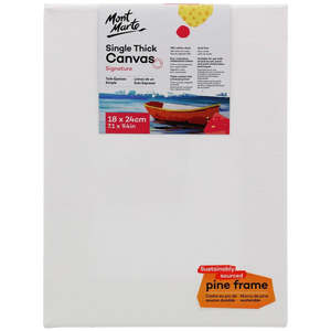 Canvas: Single Thick Canvas Signature 18 X 24cm (7.1 X 9.4in) - Mont Marte