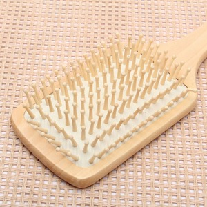 Hair Accessories: Wooden Paddle Brush Anti-static Spa Massage Wood Hair Comb