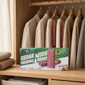 Hardware: Pure Shield Red Cedar Wood Hanging Boards – 5 Pack