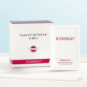 Health Beauty: Makeup Remover Wipes 30pcs – Pure Cotton, Gentle & Travel-Friendly ICONSIGN