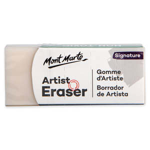 Art Supplies: Artist Eraser Signature 6cm - White - Mont Marte
