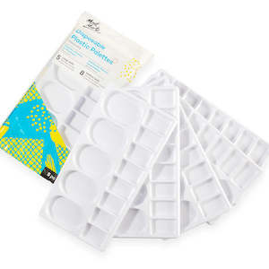 Disposable Plastic Palettes Discovery 5pc - Mont Marte