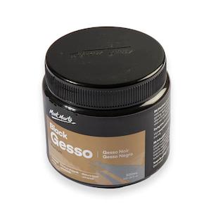 Gesso: Black Gesso Tub 500ml - Mont Marte