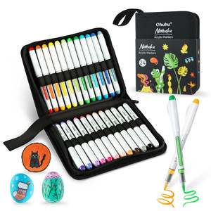 Art Supplies: Ohuhu Acrylic Paint Pens 24 Colours