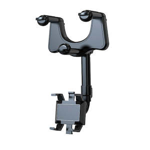 Automobiles Motorcycles: Rearview Mirror Phone Holder For Car Rotatable And Retractable Car Phone Holder Multifunctional 360 Rear View Mirror Phone Holder Suitable For All Mobile Phones And All Car