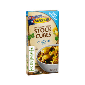 Fodmap: Massel Chicken Stock Cubes Reduced Salt - Bulk Buy Available