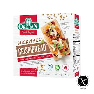 Coeliac Approved 1: Orgran Toasted Buckwheat Crispibread