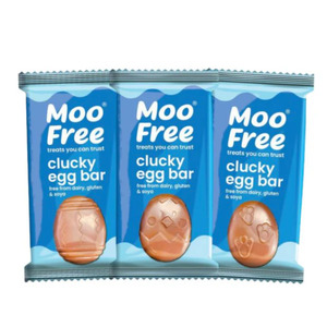 Easter: Moo Free Easter Clucky Egg Shaped Bar 15g - LIMITED STOCK