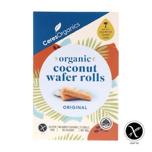 Coeliac Approved 1: Ceres Organics Original Coconut Wafer Rolls