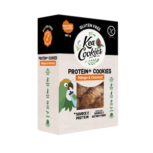 Dairy Free: Kea Cookies Protein+ Mango & Coconut 180g