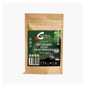 Non Gmo: Carwari Organic Mulberry Leaf Fine Powder - Matcha Style 50g