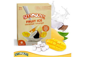 Non Gmo: Smooze! Fruit Ice – Coconut and Mango 65g Pack of 24