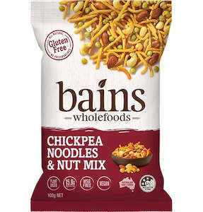 Non Gmo: Bains Chickpea Noodle & Nut Mix 100g