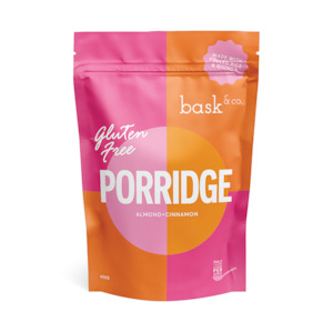 Breakfast: Bask & Co. Gluten Free Porridge - Almond & Cinnamon 400g