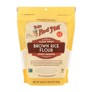 Baking Supplies: Bob's Red Mill Wholegrain Brown Rice Flour 680g