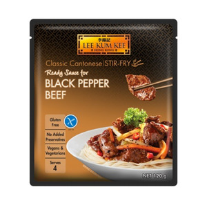 Coeliac Approved 1: Lee Kum Kee Ready Sauce Black Pepper Beef 120g