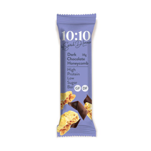 10:10 Protein Snack Bar - Dark Choc Honeycomb 38g
