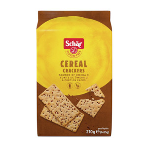 Schar Cereal Crackers 210g - Bulk Buy Discount Available