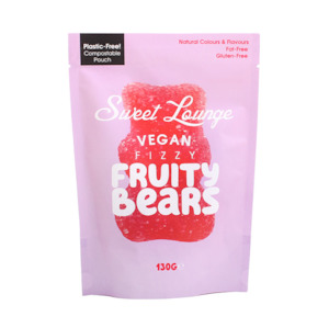 Dairy Free: Sweet Lounge Vegan Fizzy Fruity Bears 130g