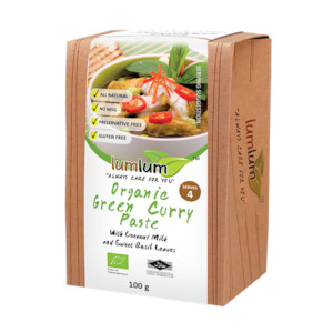 Lum Lum Organic Green Curry Paste 100g