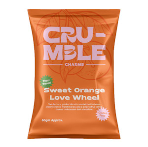 Vegetarian: Crumble Charms Sweet Orange Love Wheel 60g