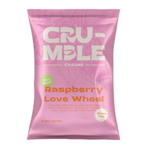 Crumble Charms Raspberry Love Wheel 60g
