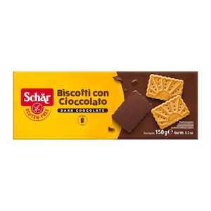 Egg Free: Schar Biscotti Con Cioccolato - DATED BBD 10/10/25 - Bulk Buy Discount Available