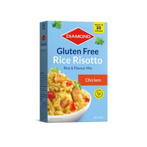 Pasta Rice Noodles: Diamond Chicken Rice Risotto Gluten Free 200g