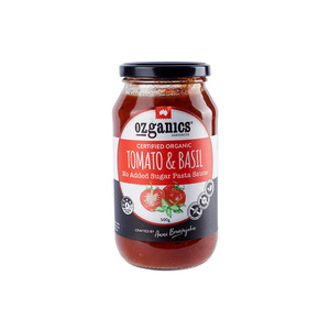 Pasta Rice Noodles: Ozganics Spicy Tomato Pasta Sauce 500g