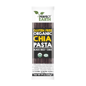Perfect Earth Organic Rice & Chia Pasta - Black Rice & Chia 225g