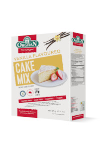 Baking Supplies: Orgran Vanilla Cake Mix 375g