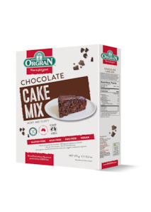Baking Supplies: Orgran Chocolate Cake Mix 375g