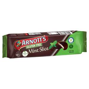 Nut Free: Arnotts Gluten Free Mint Slice