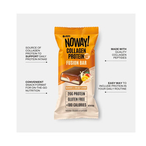 Nut Free: NOWAY! Collagen Protein Fusion Bar - Mangoes & Cream 60g