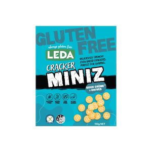 Dairy Free: Leda Cracker Miniz Sour Creme & Chives 150g