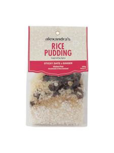 Quick Meals: Alexandra's Ready Meals - Sticky Date & Ginger Rice Pudding 230g