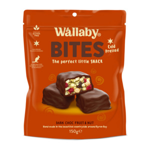 Non Gmo: Wallaby Bites Dark Chocolate Fruit & Nut - DATED 6/8