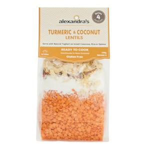 Alexandra's Ready Meals - Tumeric & Coconut Lentils 230g