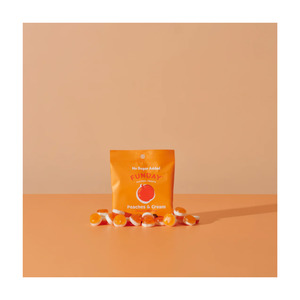 Vegan: Funday Peaches & Cream Flavoured Gummies 50g