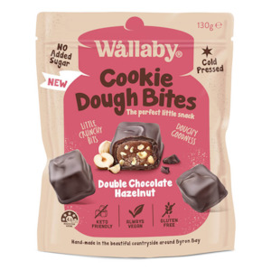 Wallaby Keto Cookie Dough Bites Hazelnut