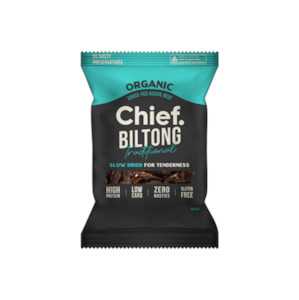 Chief Organic Biltong - Traditional 30g